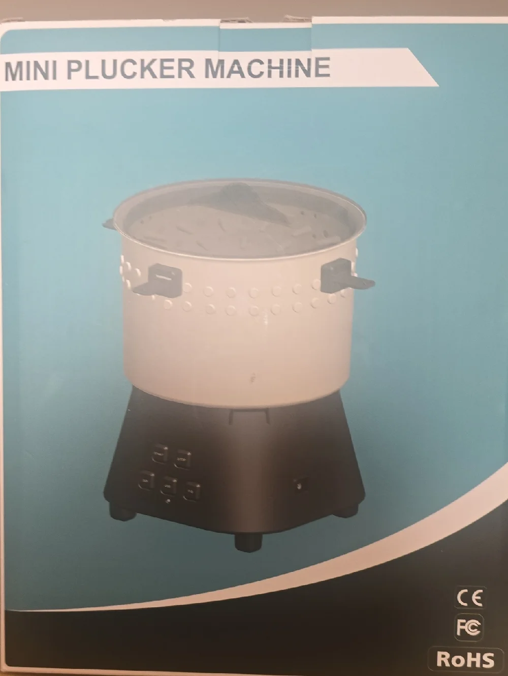 Mini Plucker Machine - White and Black